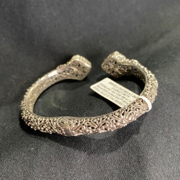 Sarda(tm) Malachite & Bali Hai Mystic Topaz Tip to Tip Bracelet - Picture 4 of 4